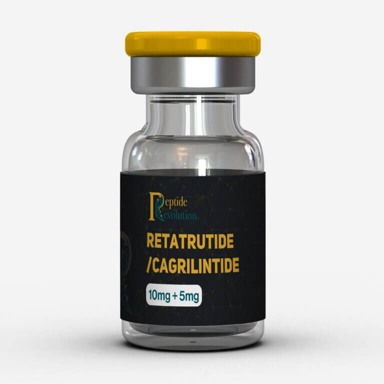 Retatrutide / Cagrilintide 10 mg + 5 mg lyophilized powder vial - Peptide Revolution