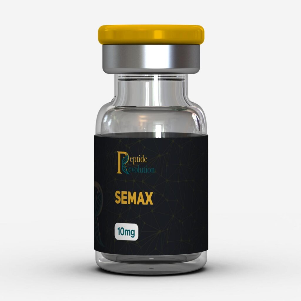 Semax 10 mg lyophilized peptide powder vial - Peptide Revolution
