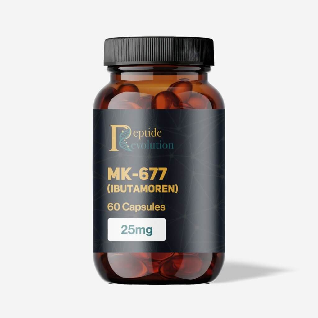 MK-677 (Ibutamoren) 25 mg – 60 capsules - Peptide Revolution